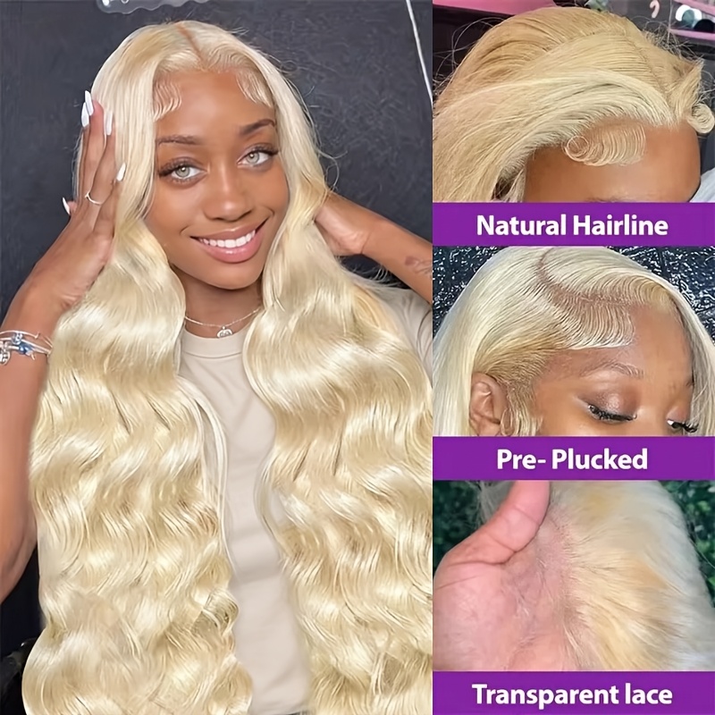 شعر مستعار أمامي بدانتيل عالي  - مراجعة 613 Blonde Body Wave Lace Front Wig وسعره