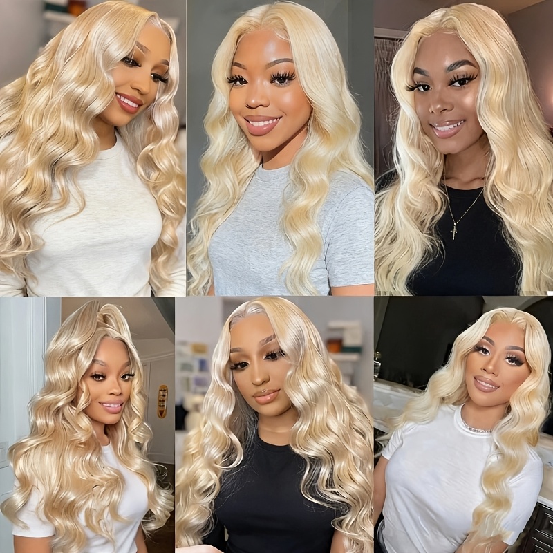 شعر مستعار أمامي بدانتيل عالي  - مراجعة 613 Blonde Body Wave Lace Front Wig وسعره