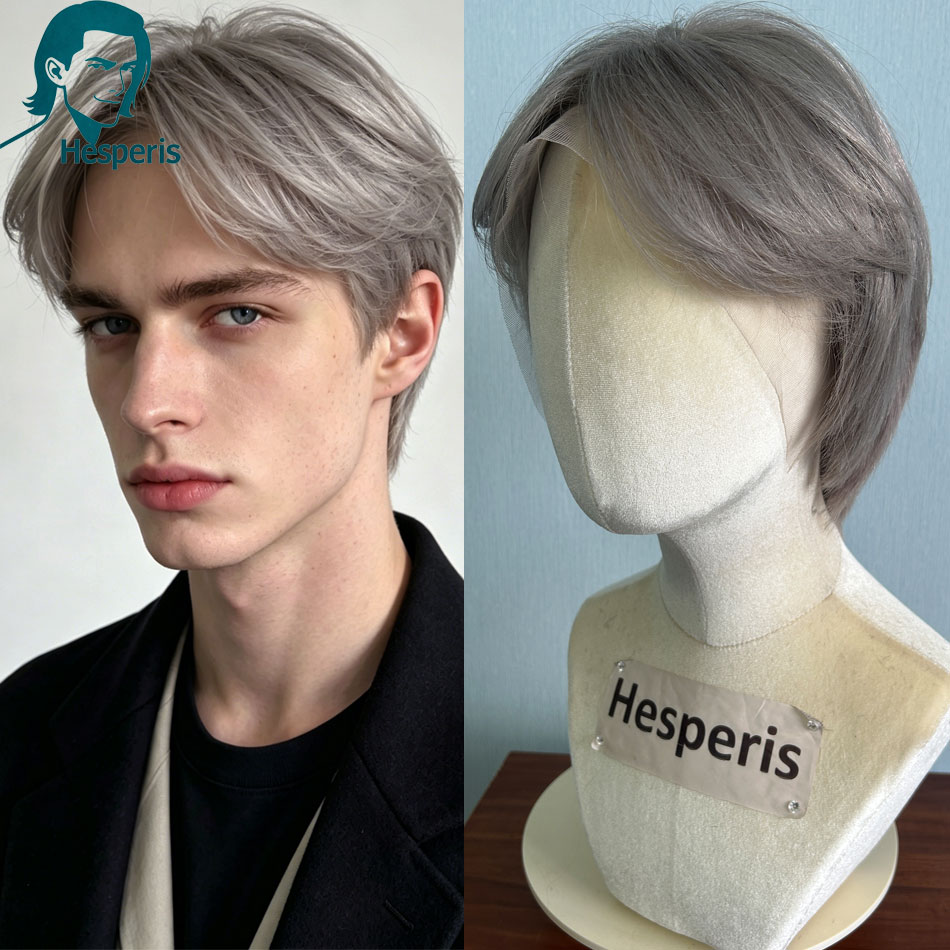 شعر مستعار رجالي قصير بقصة بوب - مراجعة Pre Parted 13X4 Lace Front Bob Wig وسعره