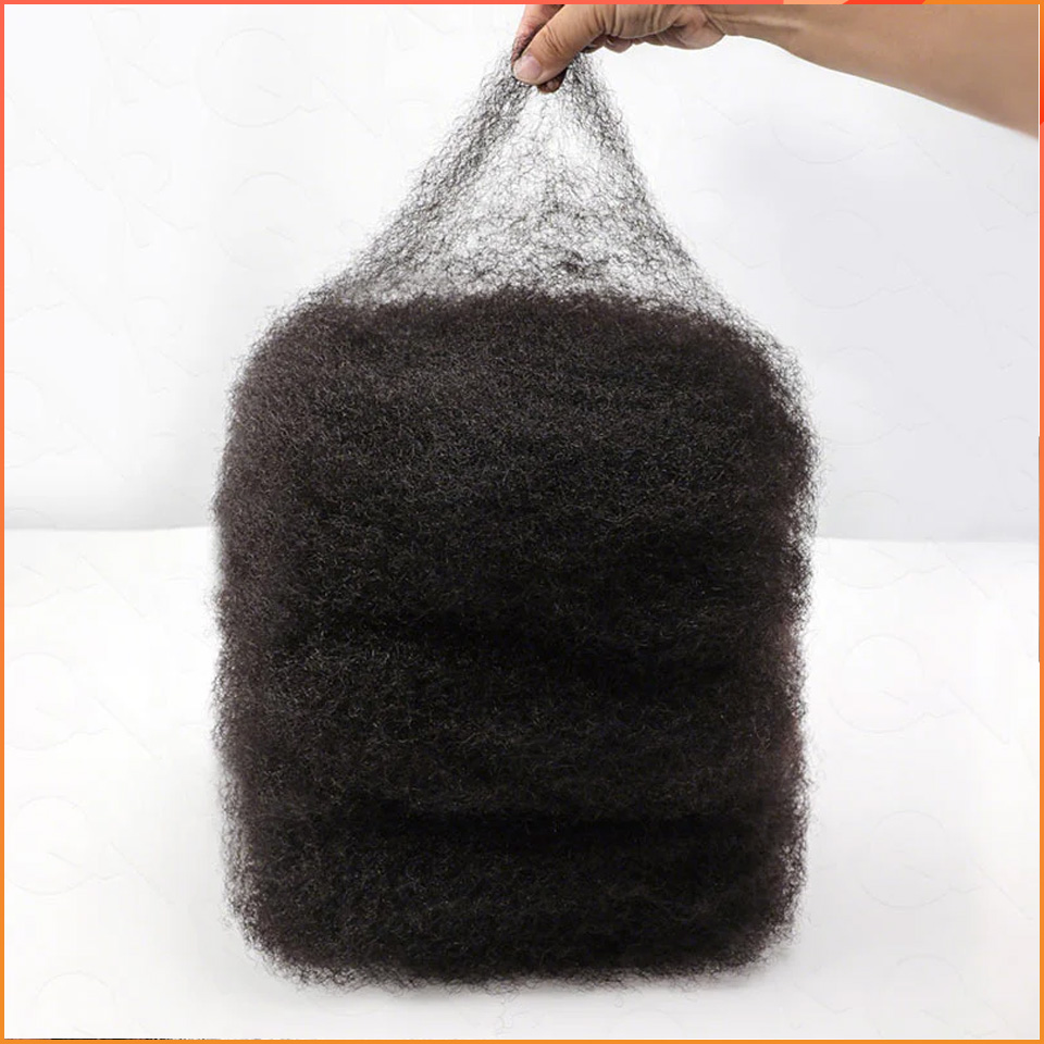شعر أفرو كينكي لتضفير وصلات ال - مراجعة Water Wave Bulk Human Hair For Braiding وسعره