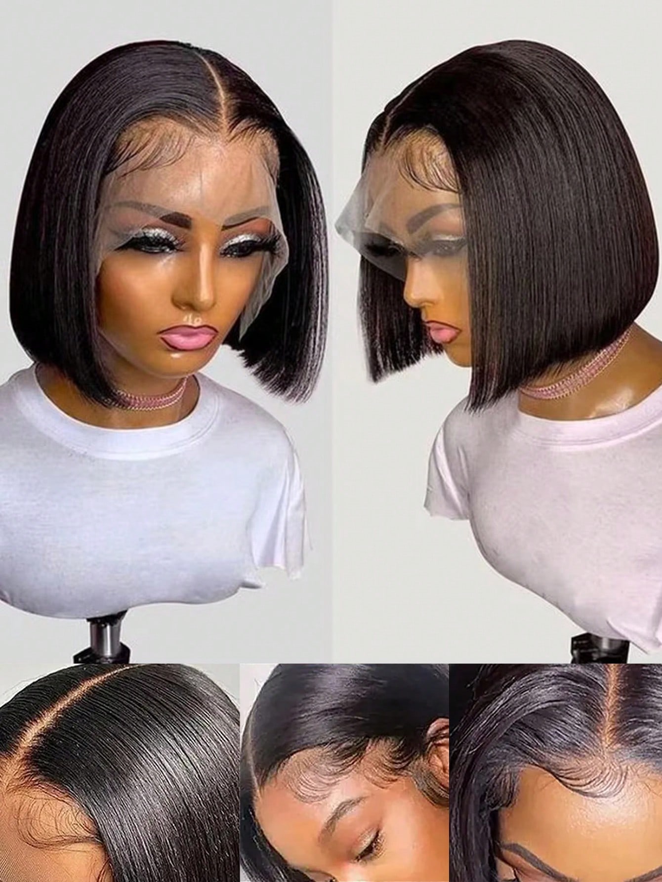 شعر مستعار بوب أمامي من Gowik  - مراجعة Pre Parted 13X4 Lace Front Bob Wig وسعره