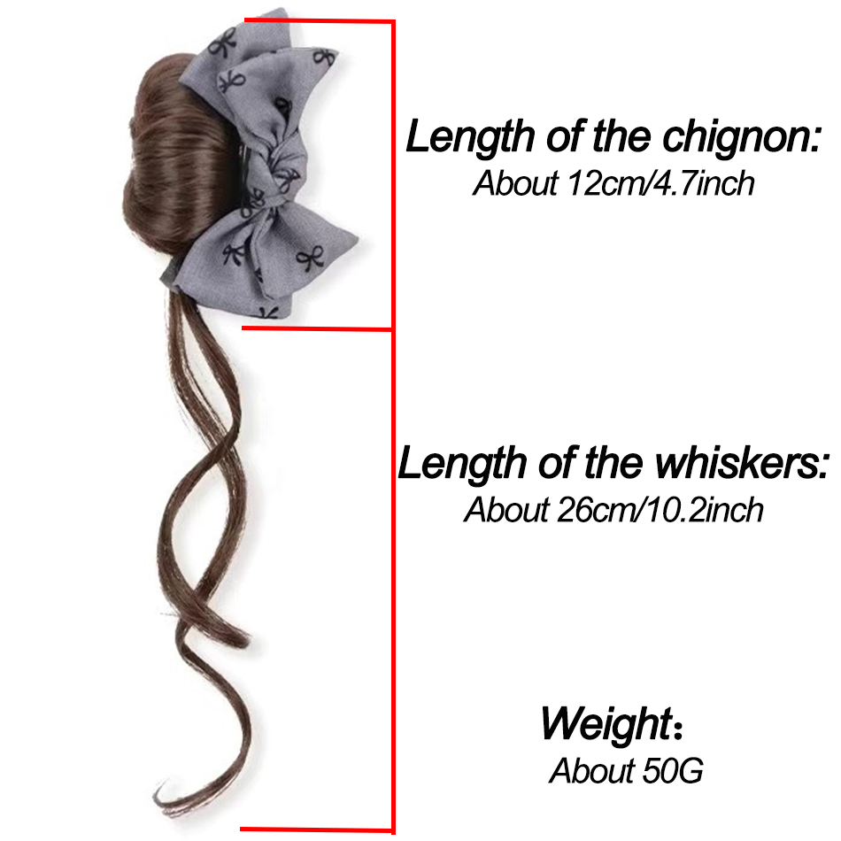 كعكة الشعر الاصطناعية الشعر ال - مراجعة Claw Clip Messy Bun Hair Piece وسعره