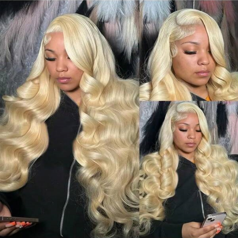 العسل شقراء 613 الجسم موجة بار - مراجعة 613 Blonde Body Wave Lace Front Wig وسعره