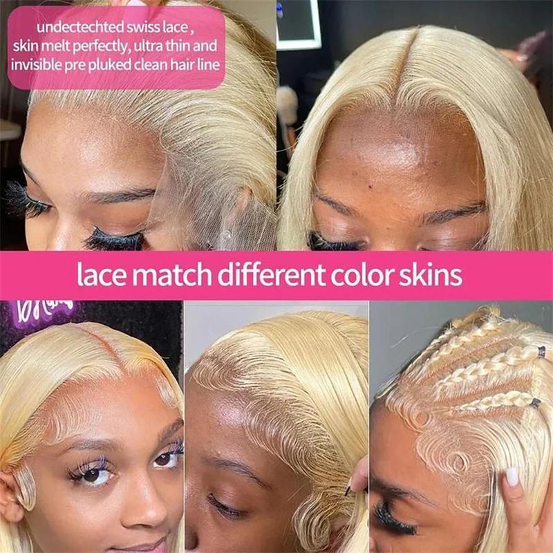 شعر مستعار أمامي دانتيل 13x6 م - مراجعة 613 Blonde Body Wave Lace Front Wig وسعره