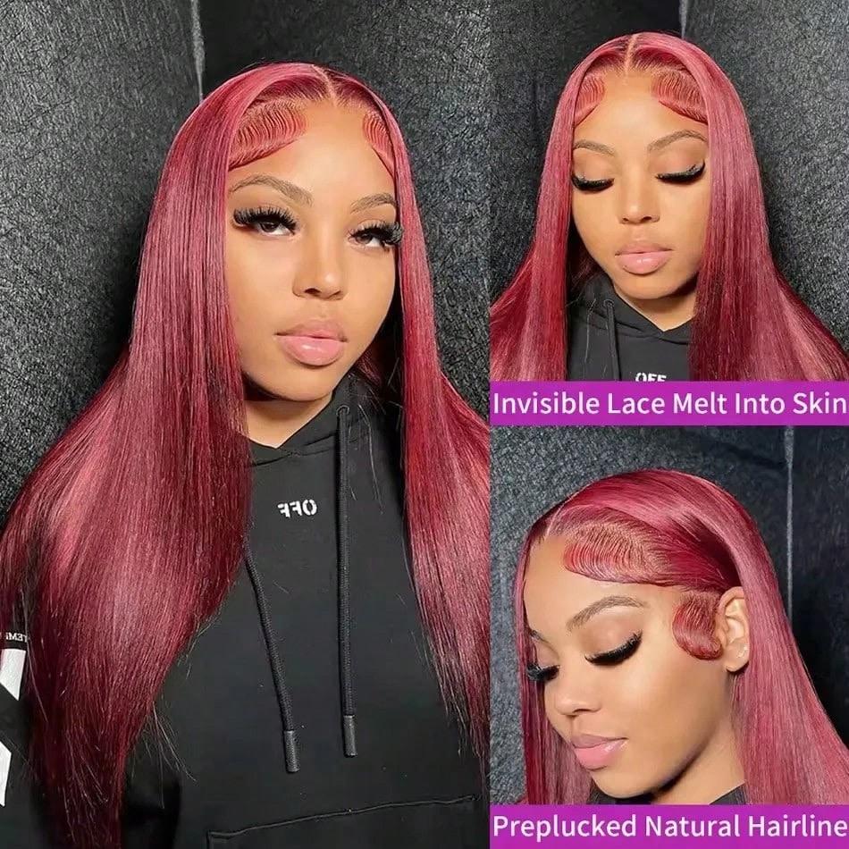 شعر مستعار بشري مستقيم بكثافة  - مراجعة Hd Lace Frontal Wig Human Hair Pre Plucked وسعره