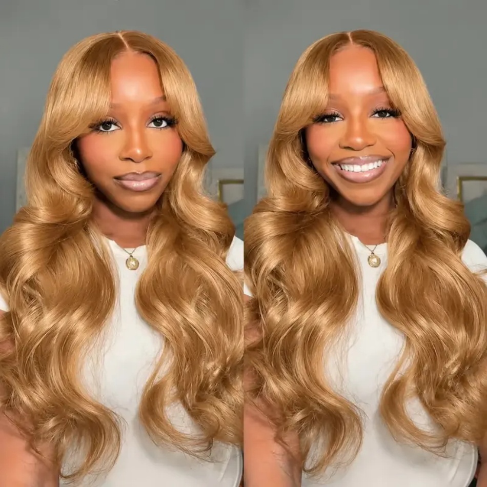 باروكة شعر طبيعي بلون العسل، م - مراجعة Hd Lace Frontal Wig Human Hair Pre Plucked وسعره