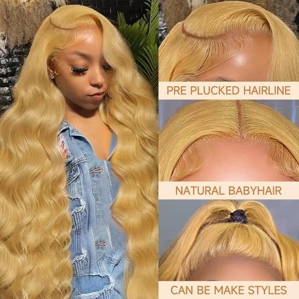 باروكة شعر طبيعي بلون العسل، م - مراجعة Hd Lace Frontal Wig Human Hair Pre Plucked وسعره