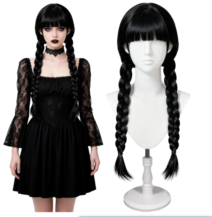 شعر مستعار طويل على الطراز الق - مراجعة Synthetic Braided Wigs For Black Women وسعره