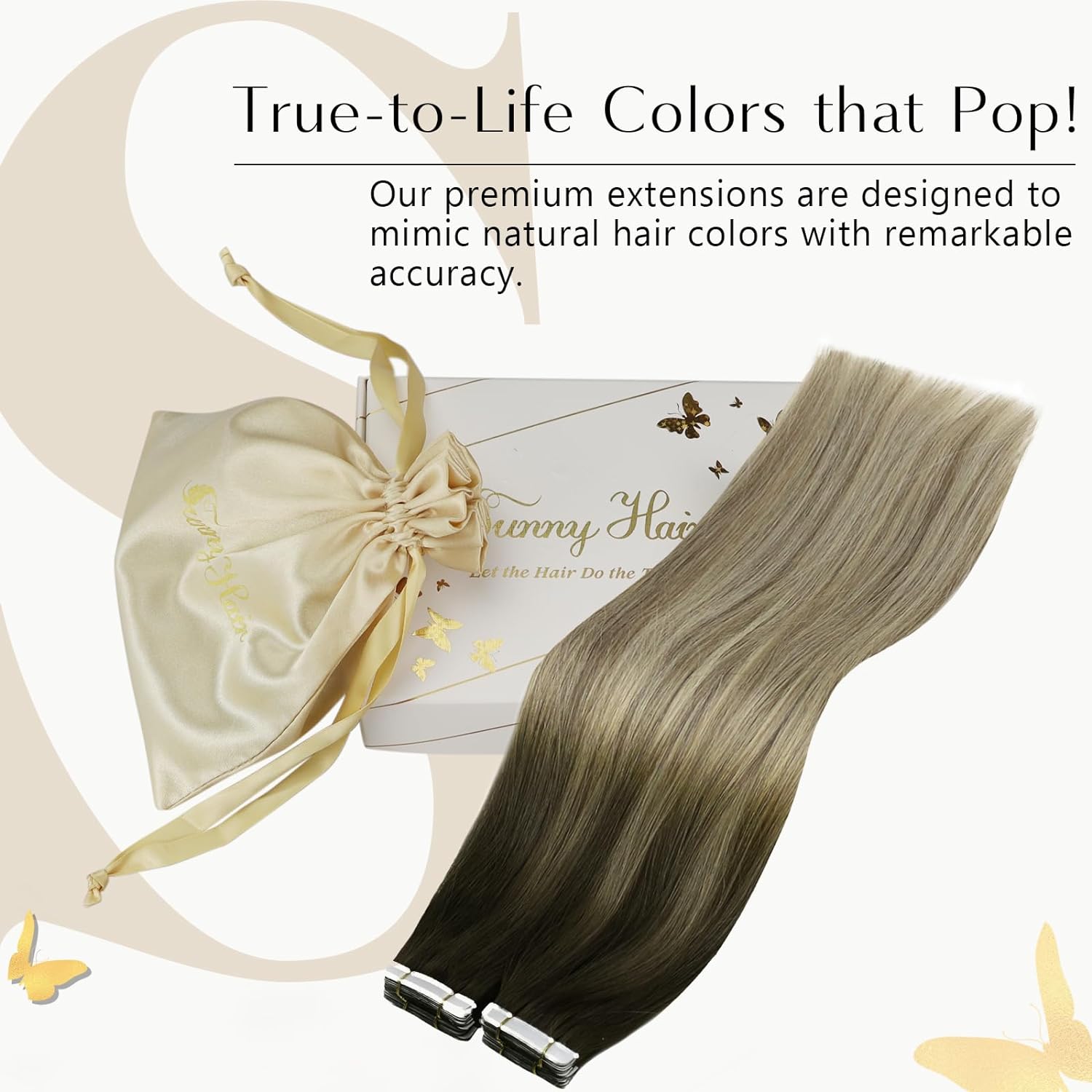وصلات شعر فيساني اللاصقة من ال - مراجعة Invisible Tape In Extensions Real Hair وسعره