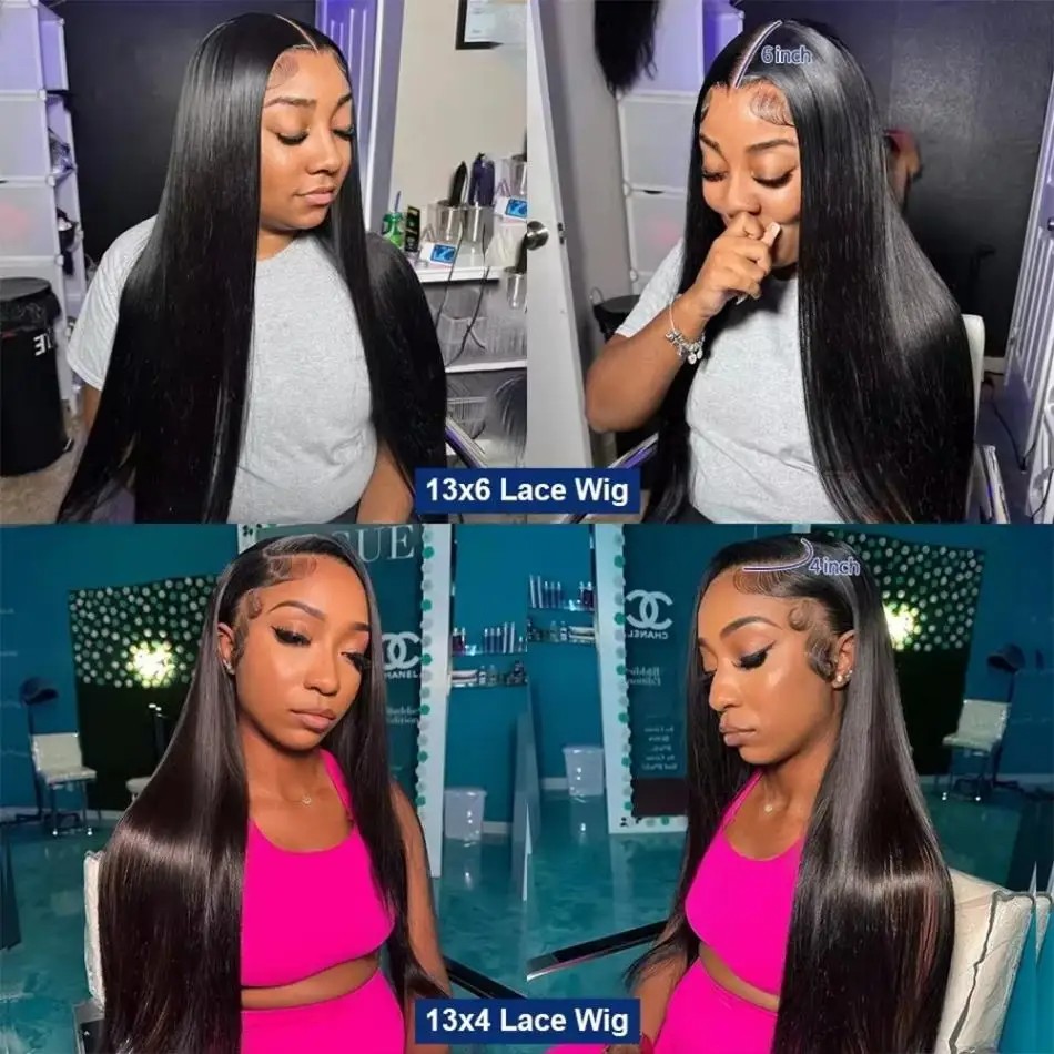 شعر مستعار بشري مستقيم بطول 40 - مراجعة Lace Front Wigs وسعره