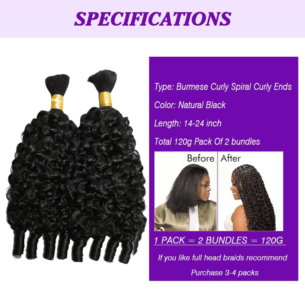 شعر بشري 12A للضفائر البوهيمية - مراجعة Water Wave Bulk Human Hair For Braiding وسعره