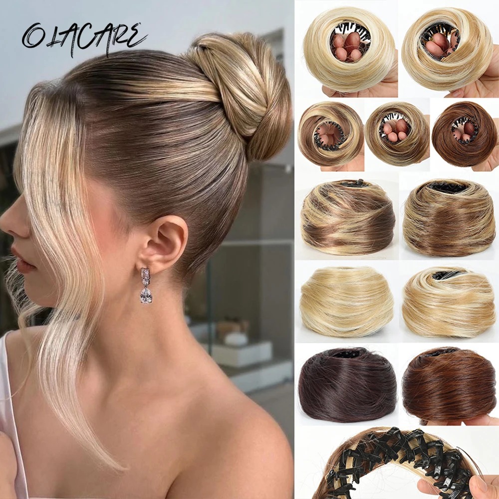مشبك شعر صناعي صغير على شكل عق - مراجعة Claw Clip Messy Bun Hair Piece وسعره