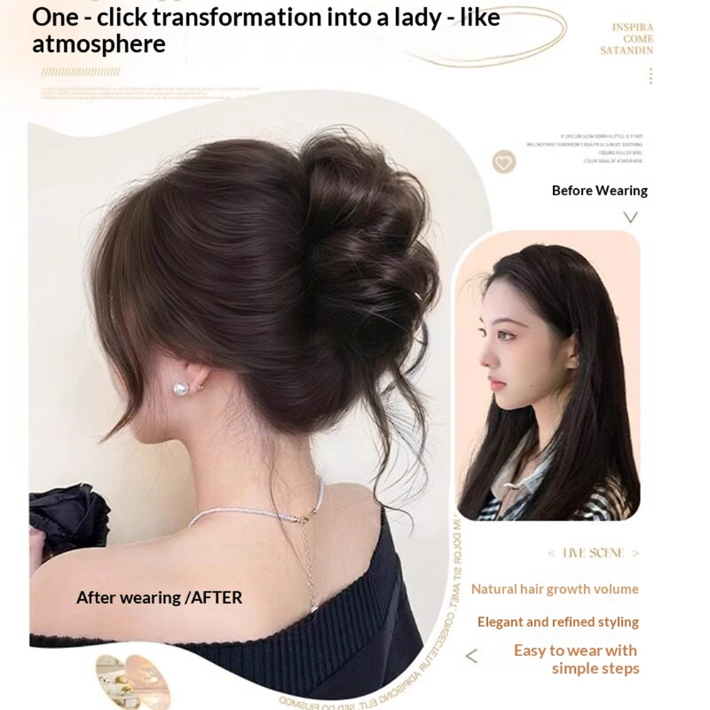 قطعة واحدة من إكسسوارات الشعر  - مراجعة Claw Clip Messy Bun Hair Piece وسعره